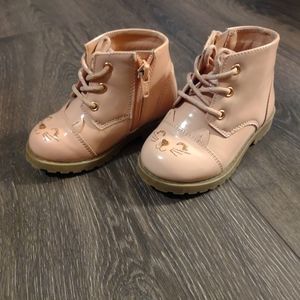 Cute pink cat boots